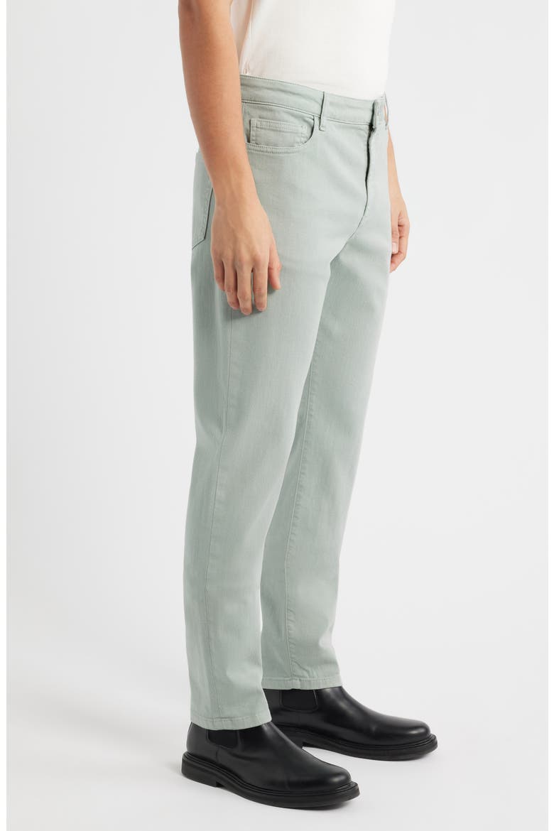 Garment Dyed Bull Denim Jeans, Alternate, color, GREEN