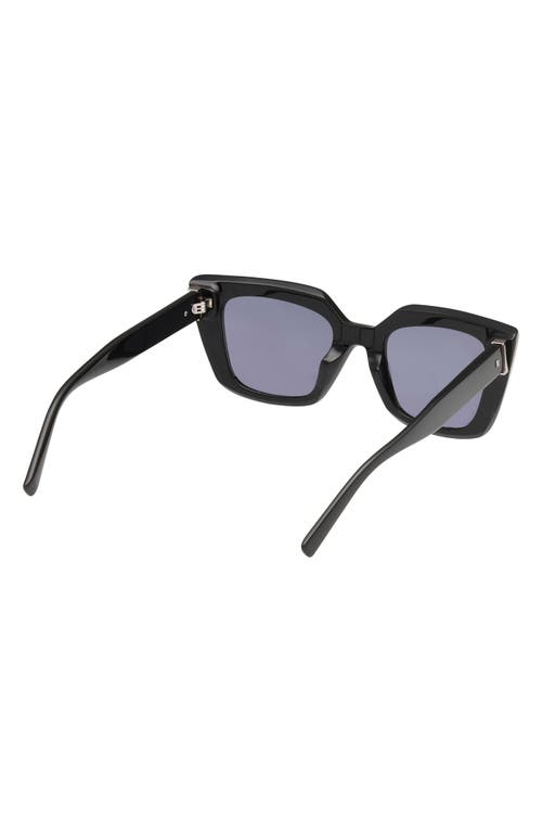 Abercrombie & Fitch 51mm Cat Eye Sunglasses In Black