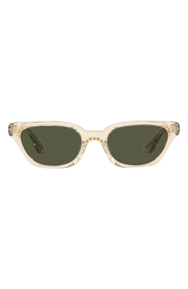 Oliver Peoples x KHAITE 1983C 52mm Irregular Sunglasses, Main, color, Light Beige