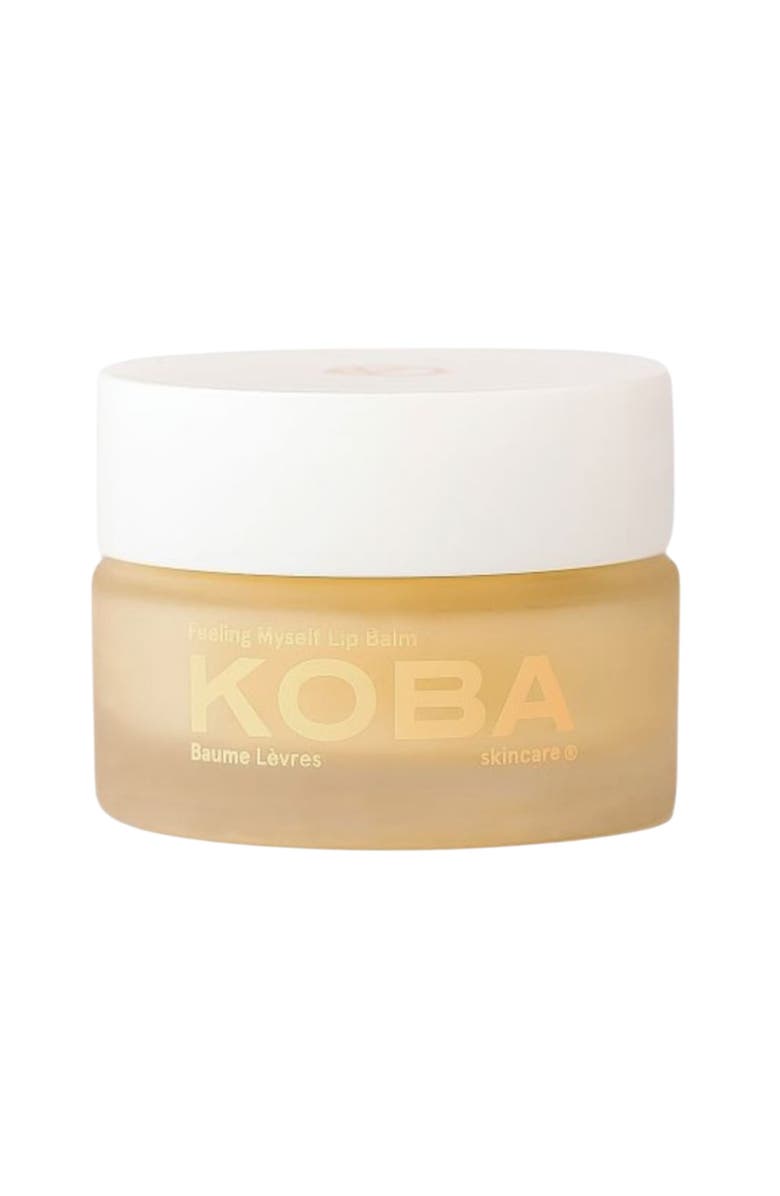 KOBA skincare Feeling Myself Lip Balm 0.5oz, Main, color, NO COLOR