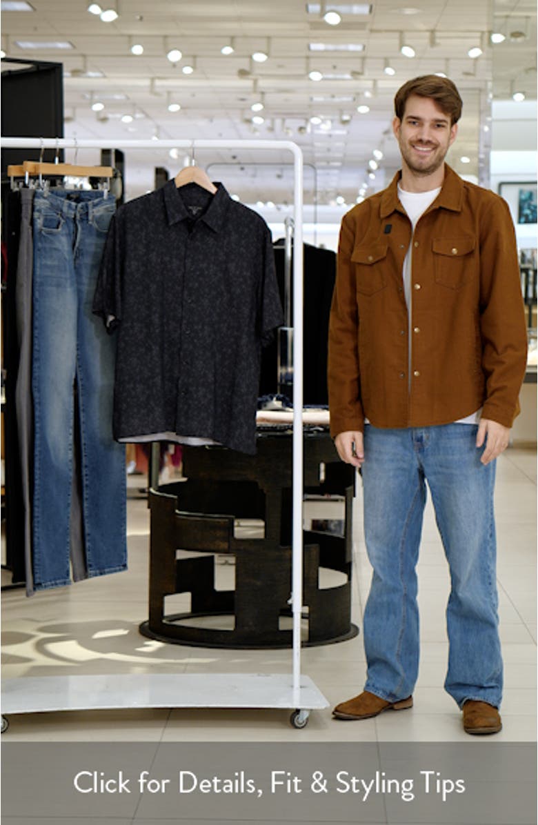 Dalton Floral Short Sleeve Button-Up Shirt, sales video thumbnail