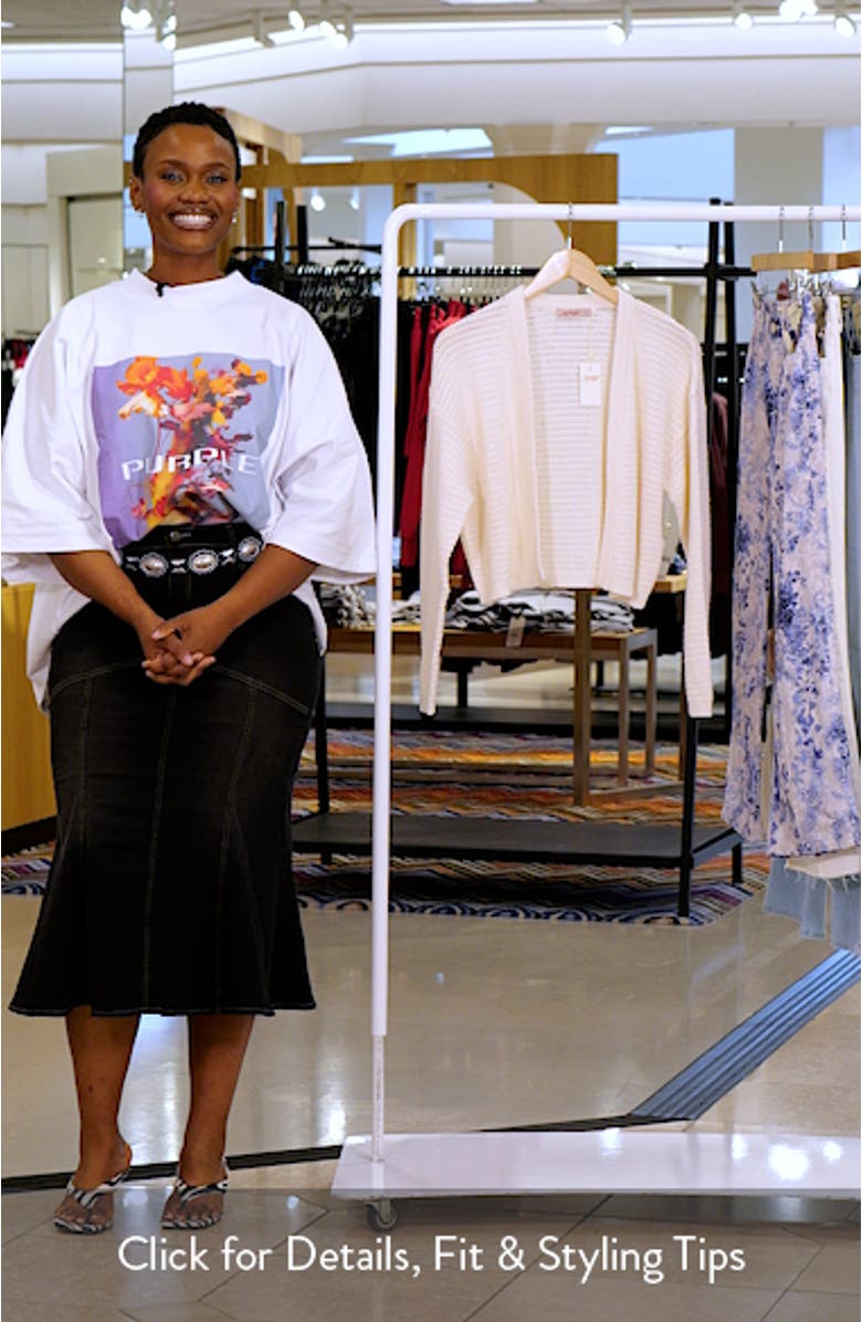 Anacapa Open Stitch Cotton Cardigan, sales video thumbnail