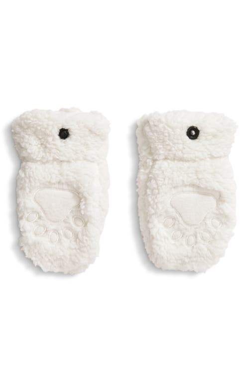 The North Face Baby Bear High-pile Fleece Mittens In White