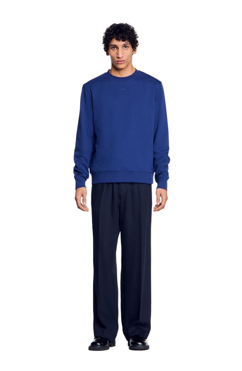 SANDRO Logo sweatshirt, Main, color, 