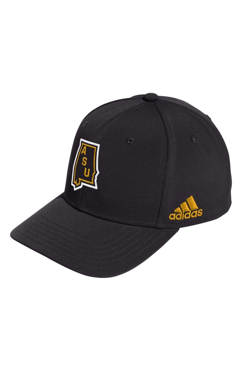 adidas Men's adidas Black Alabama State Hornets State Snapback Hat, Main, color, Black