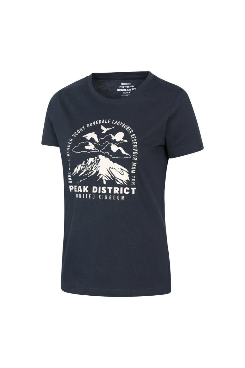 Peak District Printed T-Shirt, Main, color, Indigo