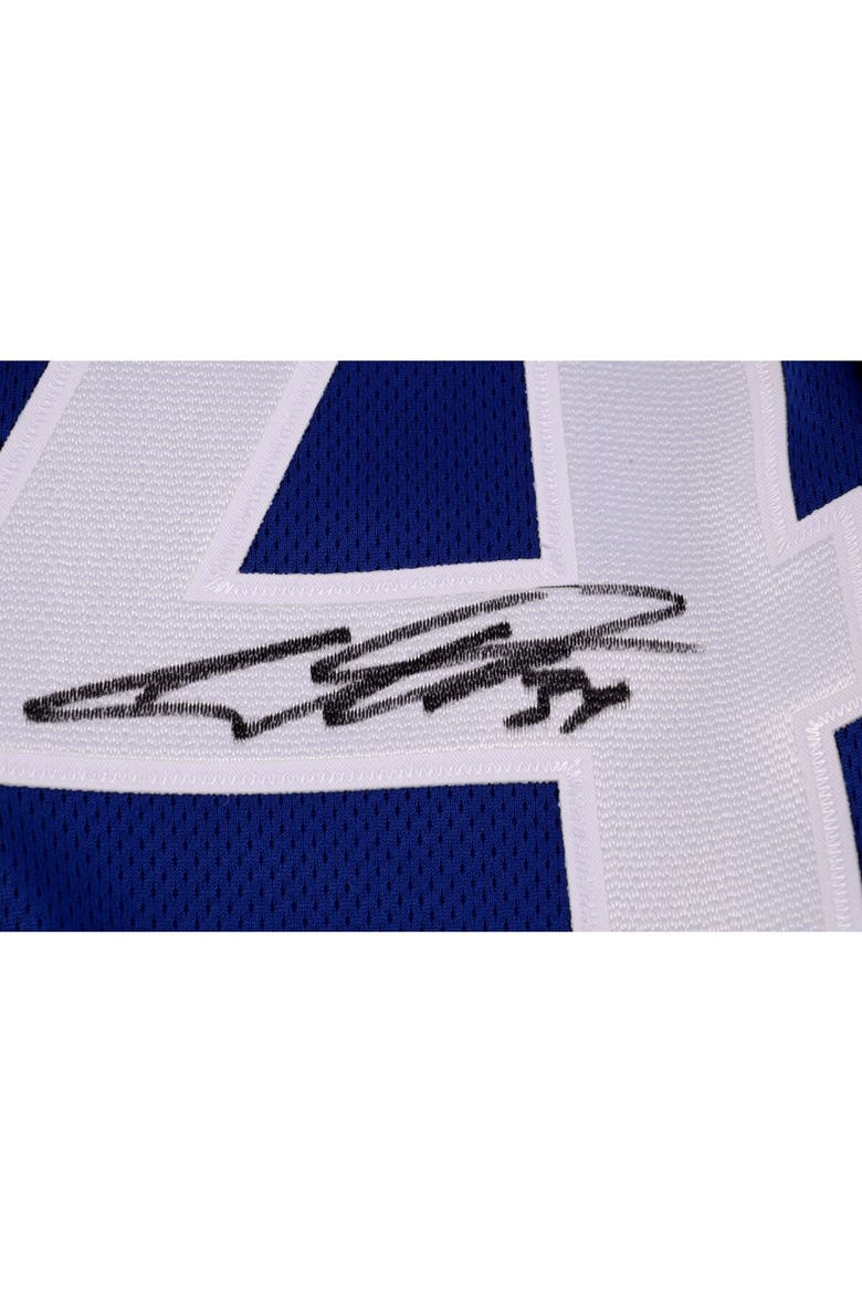 Auston Matthews Toronto Maple Leafs Autographed Blue Fanatics Breakaway Jersey, Alternate, color, Blue