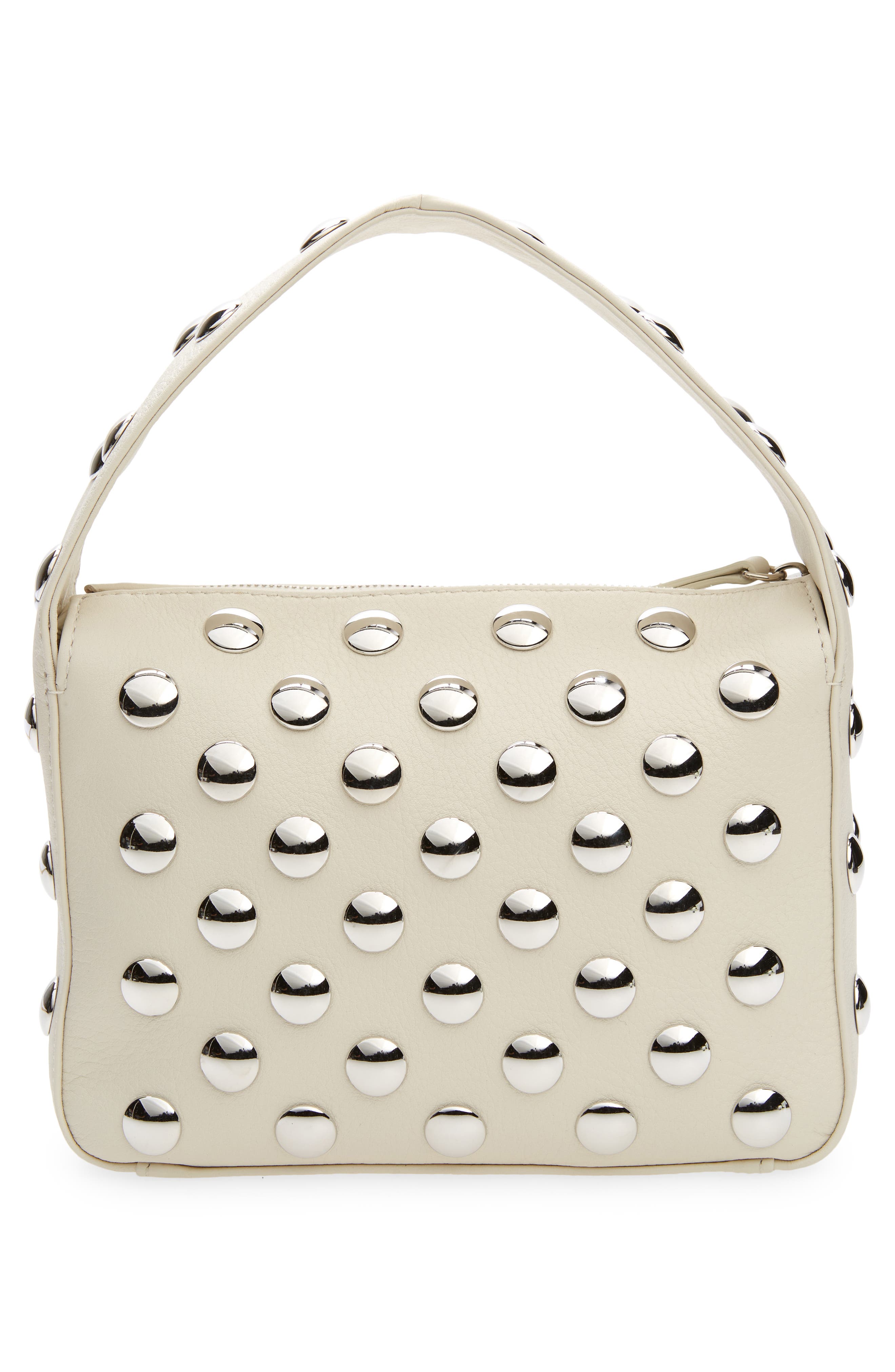 Khaite Small Elena Studded Leather Top Handle Bag, Alternate, color, 