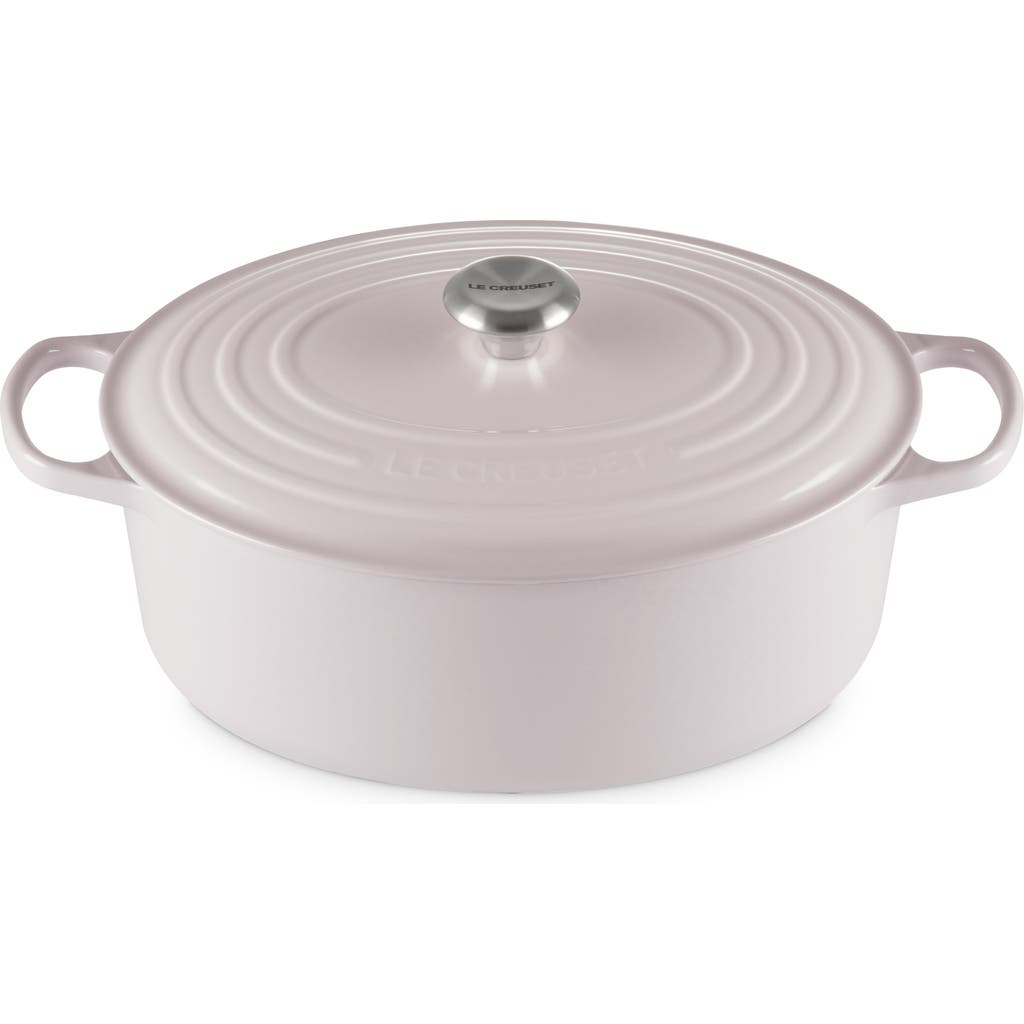 Le Creuset Signature 8-quart Oval Enamel Cast Iron French/dutch Oven In Shallot
