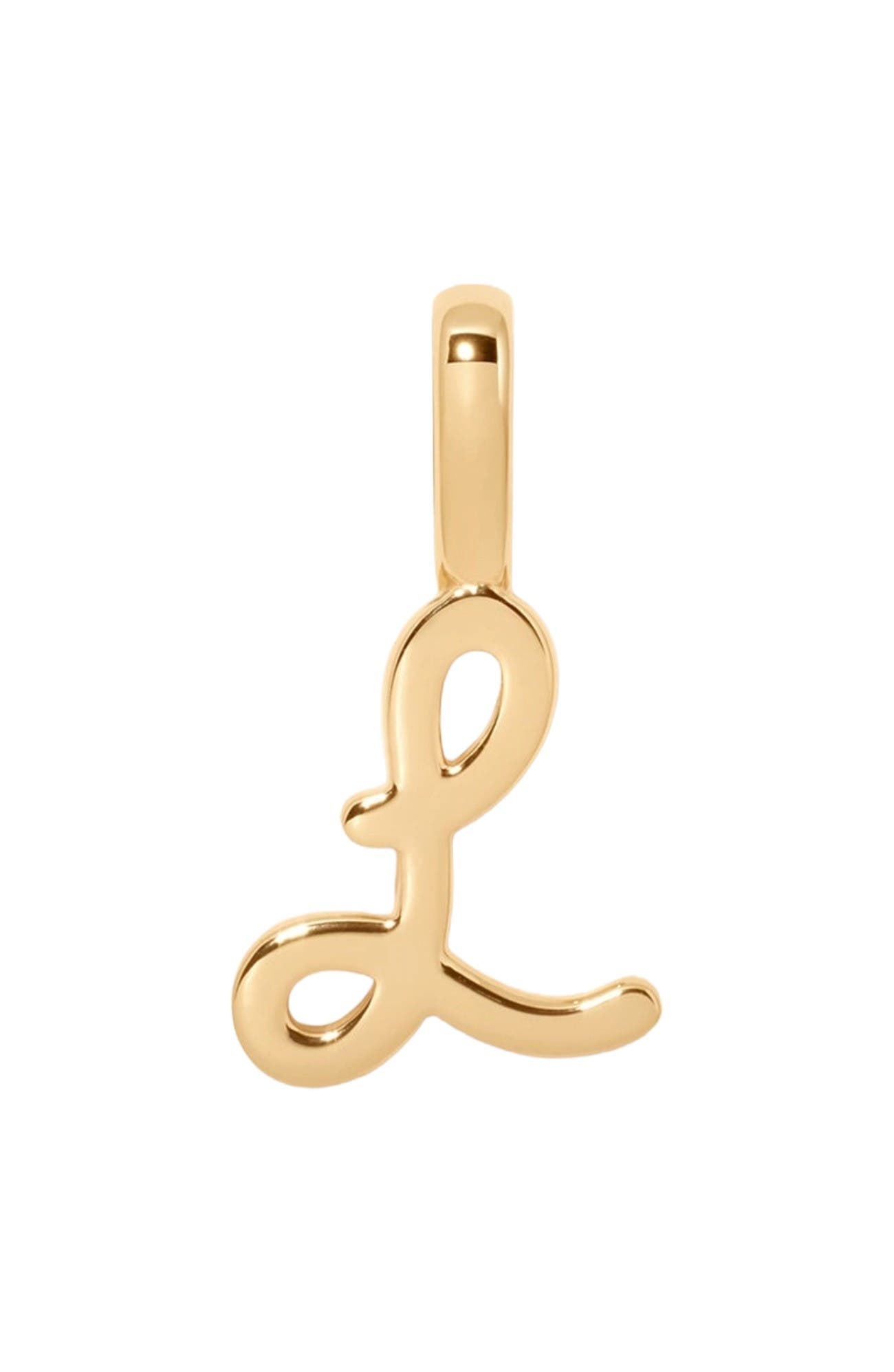 Gold Vermeil Initial L