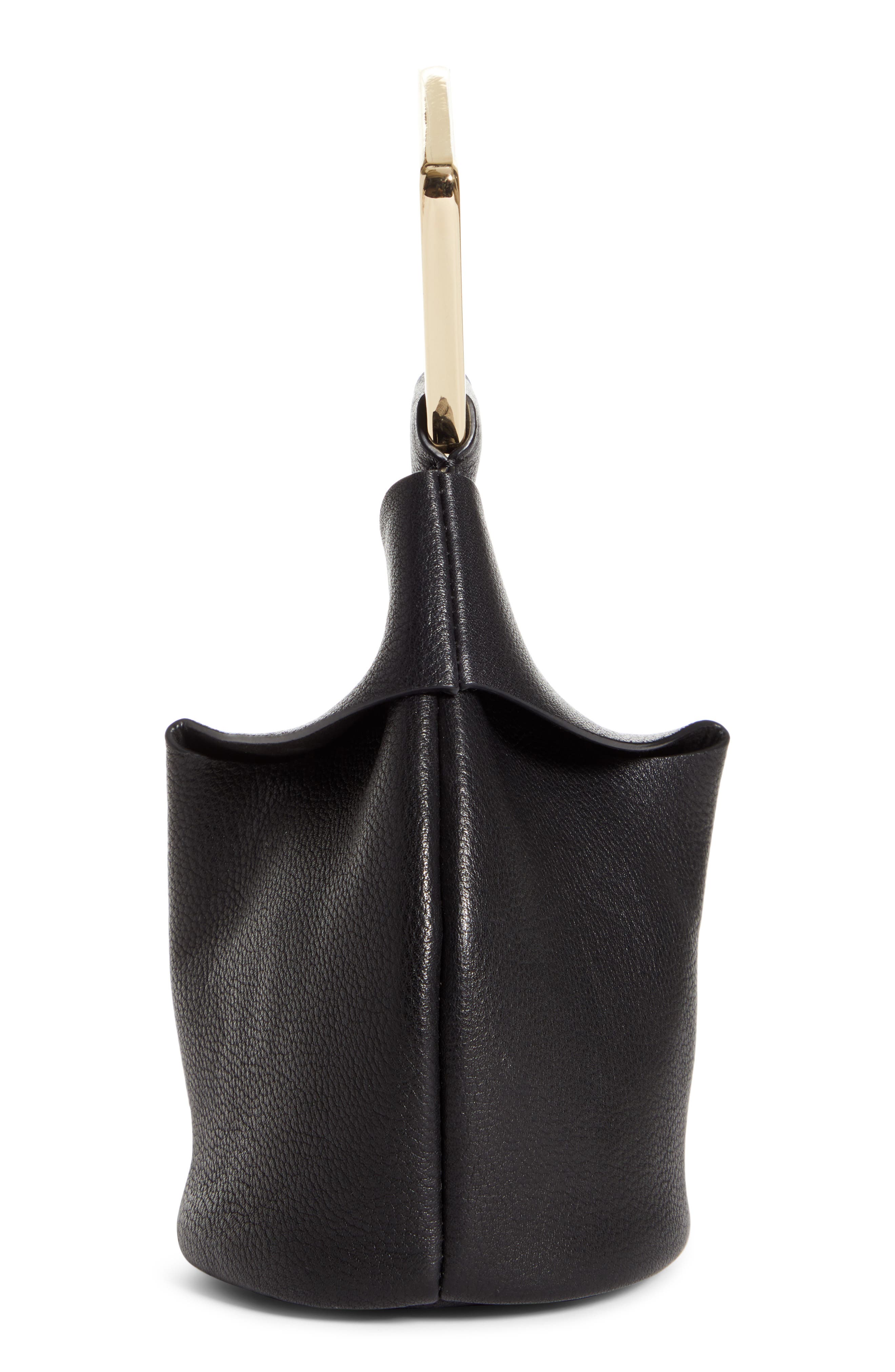 Cult Gaia Mini Astraea Leather Tote, Alternate, color, 