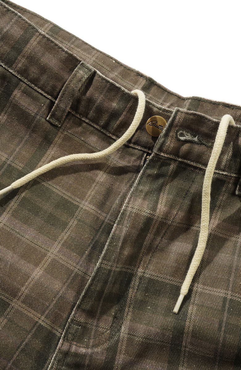 Butter Goods Work Denim Shorts, Alternate, color, Washed Plaid