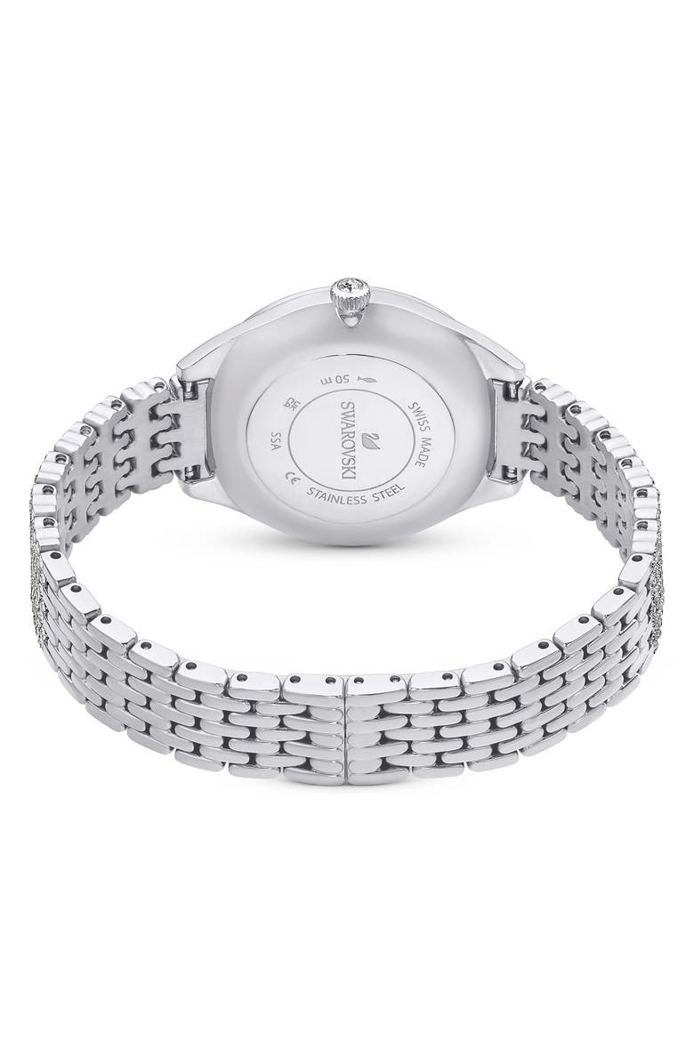 Swarovski Attract Bracelet Watch, 30mm, Alternate, color, Silver