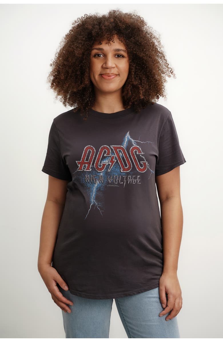 Nom Maternity The Groove Tee, Alternate, color, Black