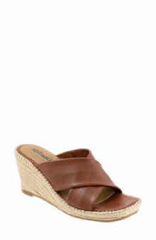 Hastings Espadrille Platform Wedge Slide Sandal