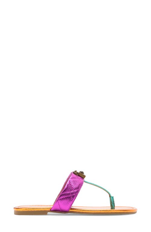 Kurt Geiger London Brixton T-strap Sandal In Open Pink