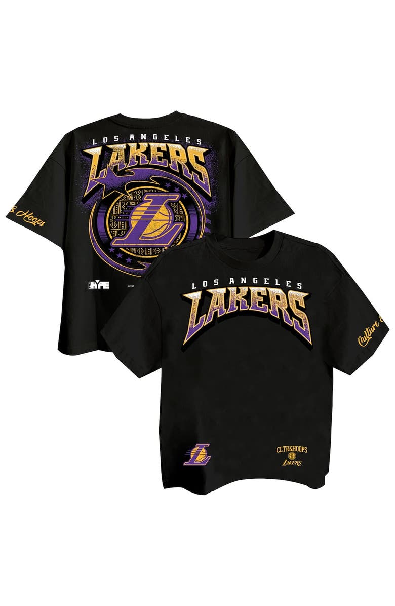 Two Hype Men's Two Hype Black Los Angeles Lakers Drip & Dime Collection Premium T-Shirt, Alternate, color, Black