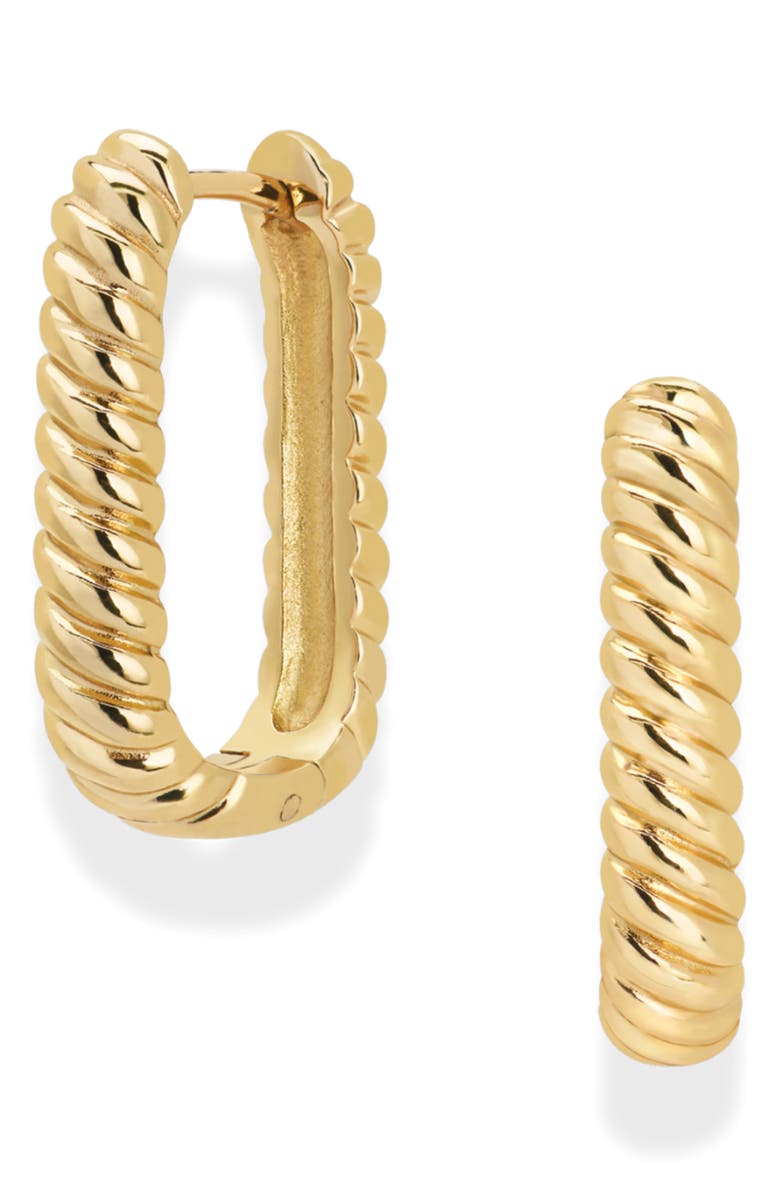MOD AND JO Pamela Rope Hoop Earrings, Main, color, Gold