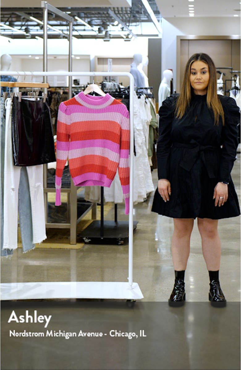 Stripe Turtleneck Sweater, sales video thumbnail