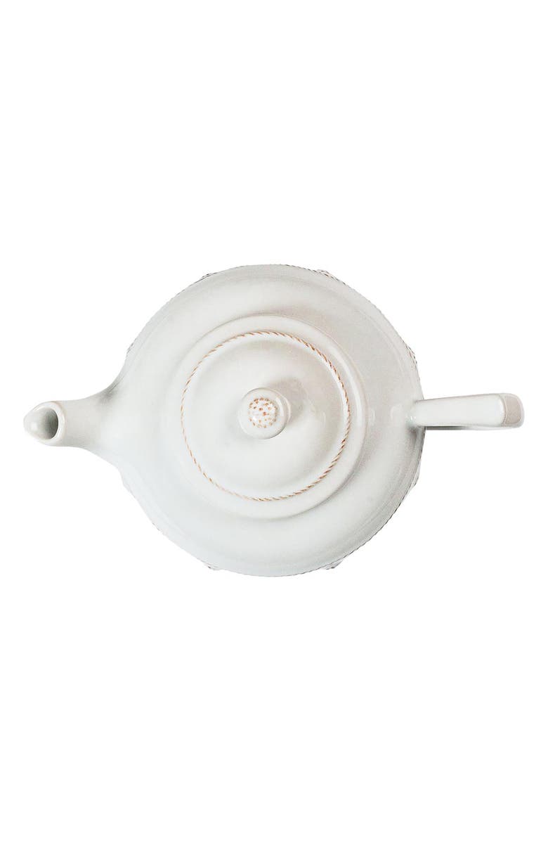 Juliska Berry & Thread Teapot, Alternate, color, Whitewash
