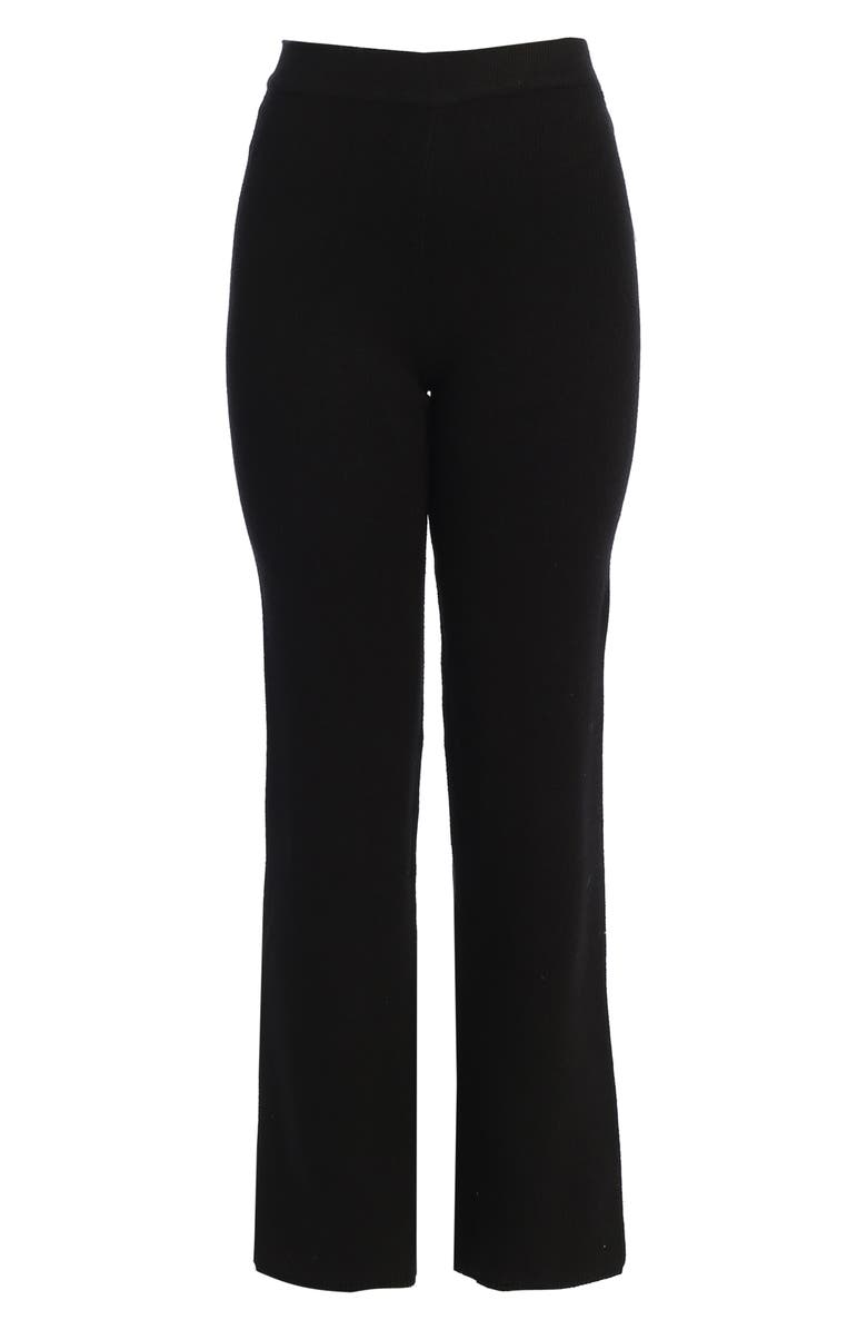 JLUXLABEL Tiarra Knit Pants, Alternate, color, Black