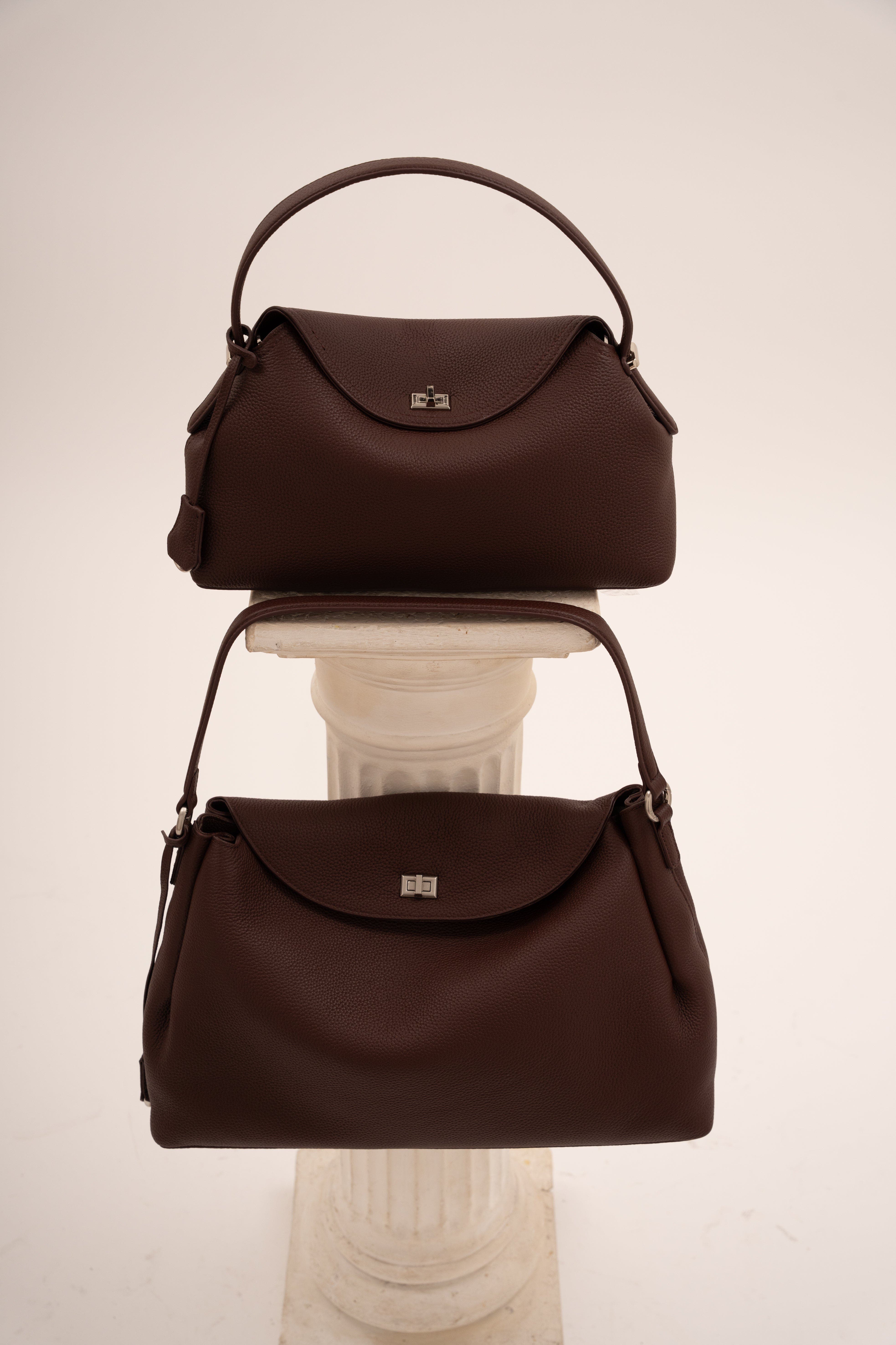 81031540 Zephyr Grande Handbag, Alternate, color, Brown