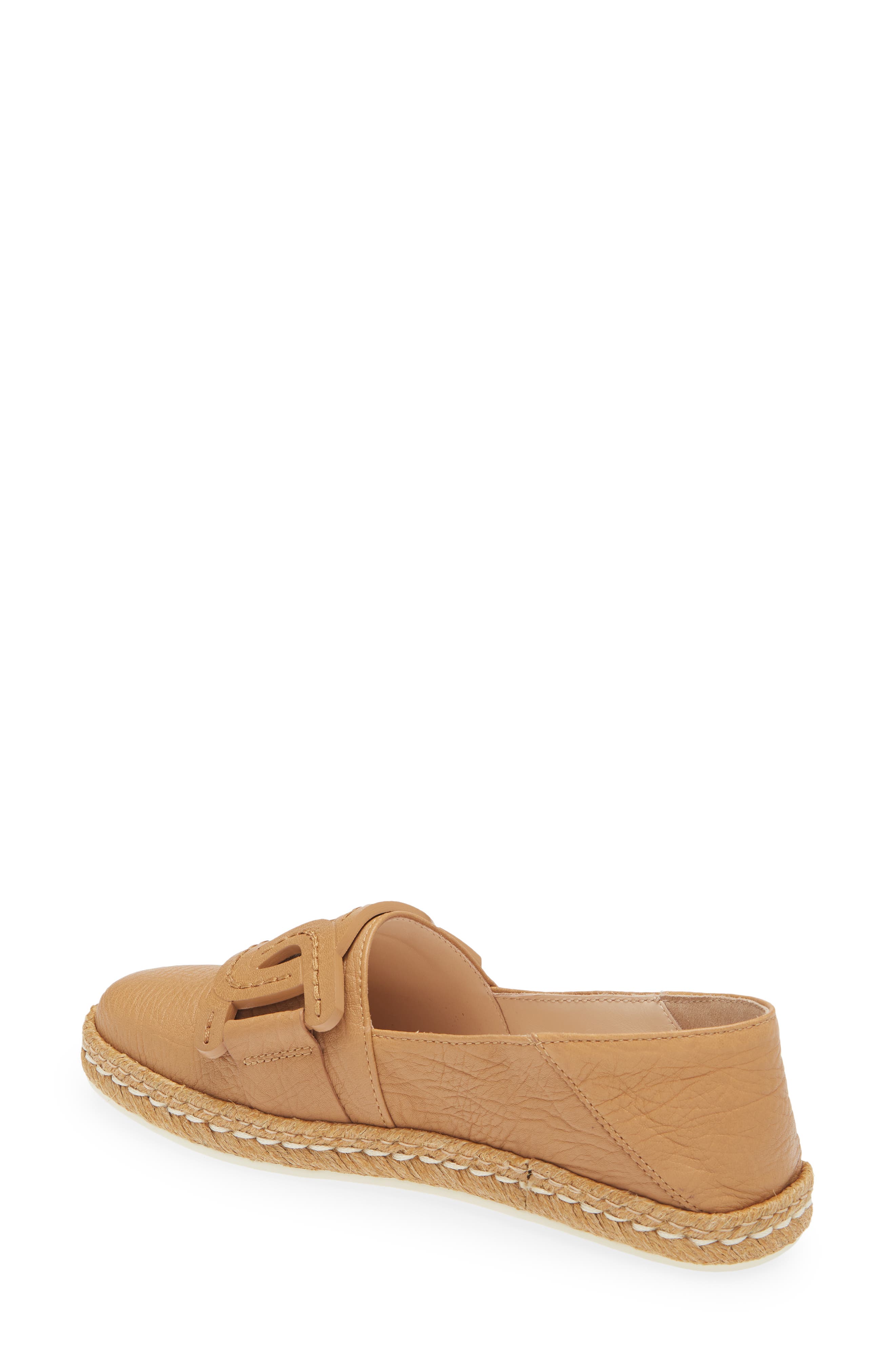 Tod
s Kate Chain Detail Convertible Espadrille Flat, Alternate, color, 