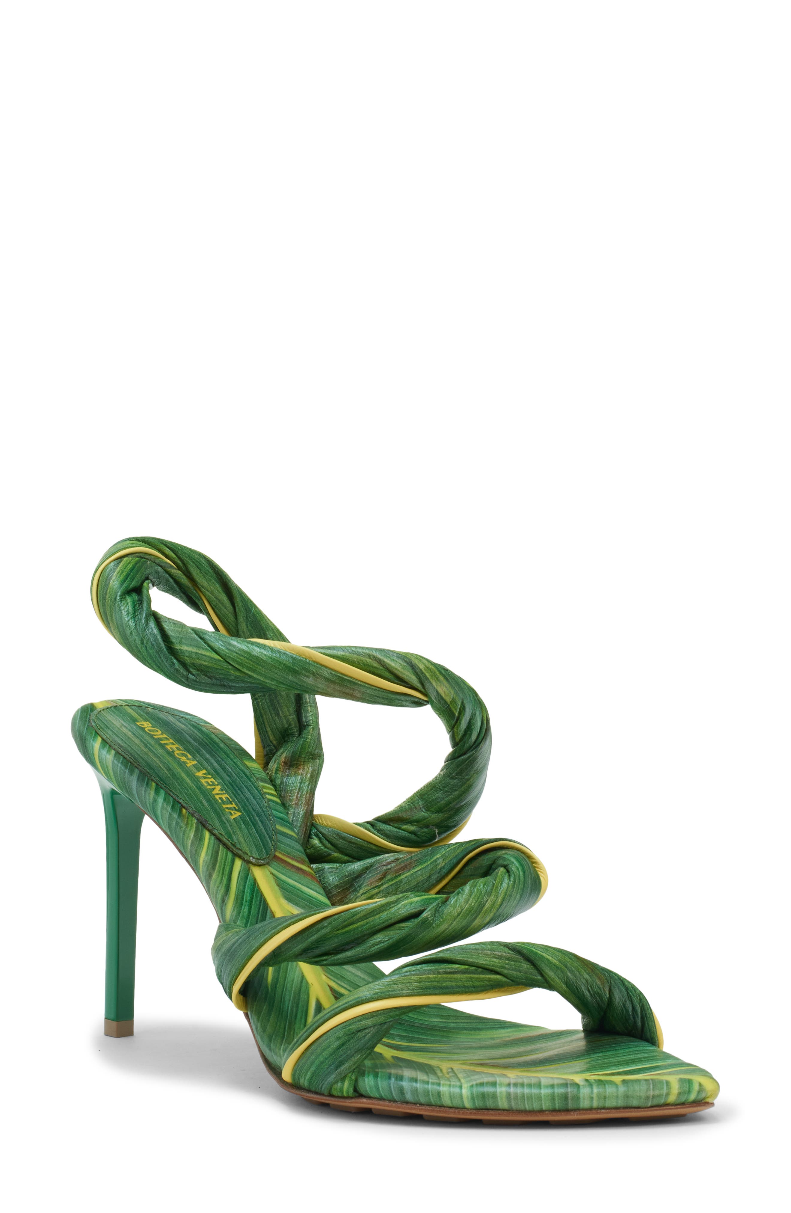 Bottega Veneta Leaf Ankle Strap Sandal, Main, color, 