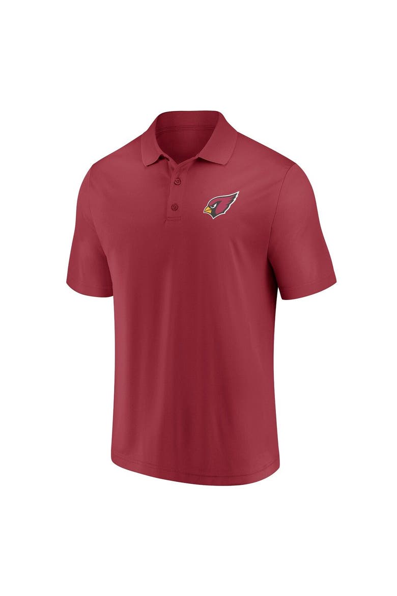 Men's Fanatics Branded Cardinal/Black Arizona Cardinals Dueling Two-Pack Polo Set, Alternate, color, Cardinal