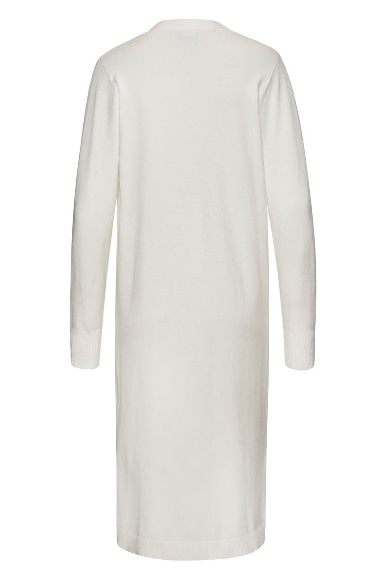 Long Open Front Cardigan, Alternate, color, White