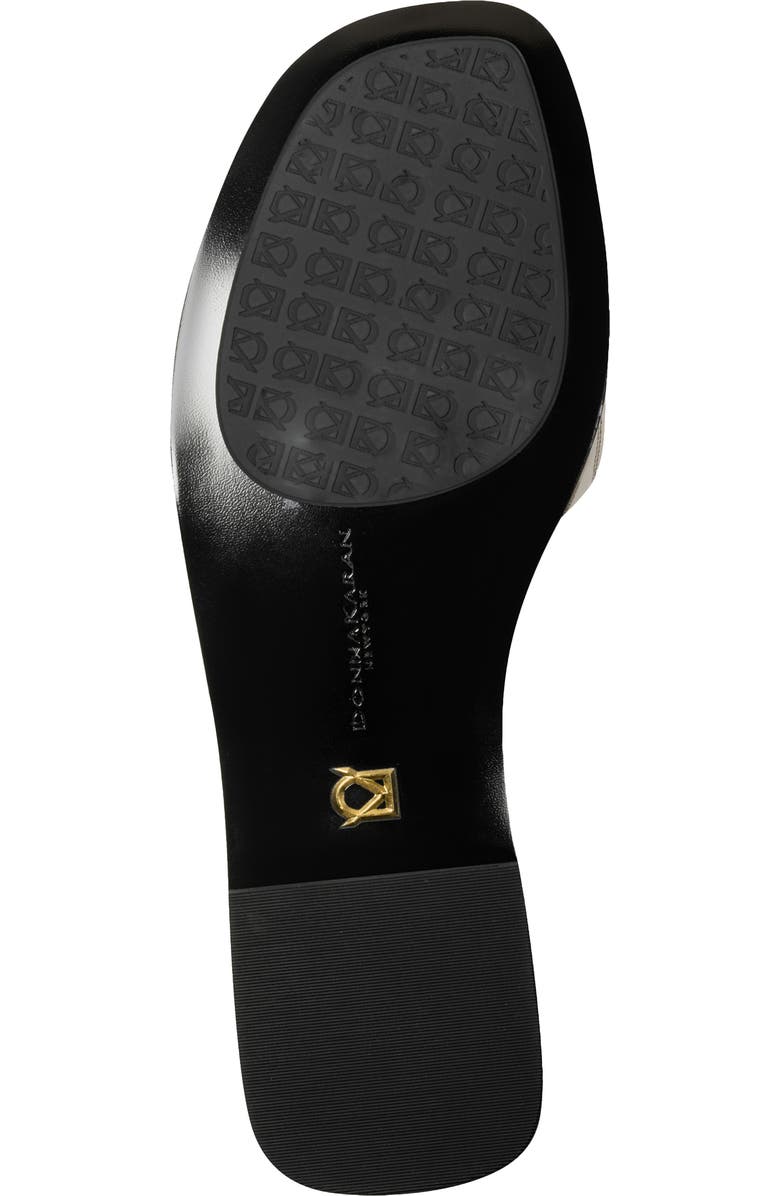 DKNY Halo Slide Sandal, Alternate, color, White Gold