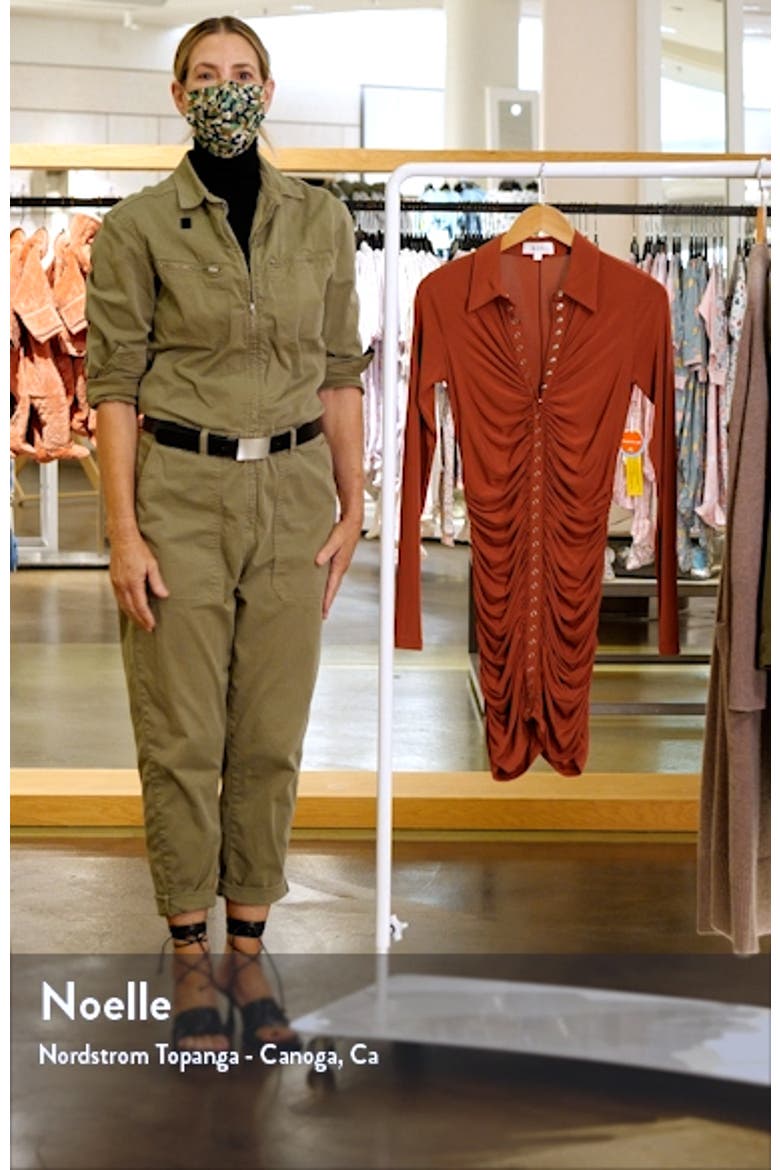 Larsen Ruched Long Sleeve Minidress video