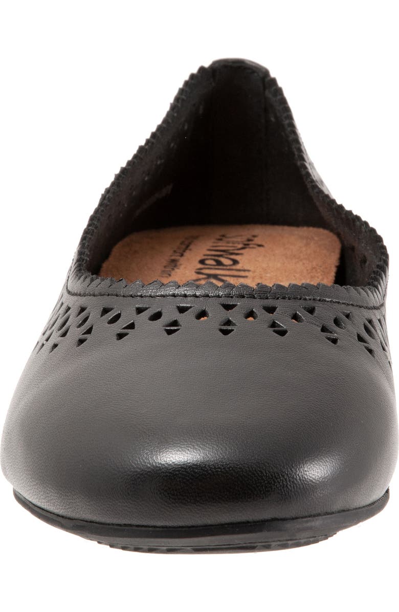 SoftWalk<sup>®</sup> Selma Cutout Ballet Flat, Alternate, color,