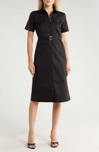 Theory Short Sleeve Shirtdress
