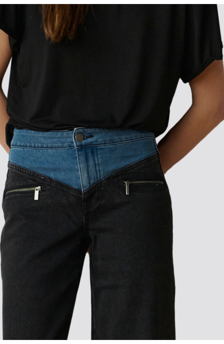 TT Studios Ava Contrast Jean, Alternate, color, Doyers St.