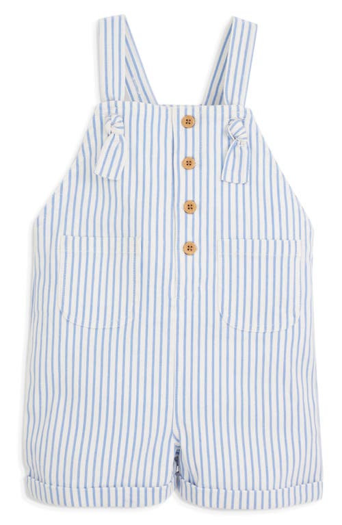 Jojo Maman Bébé Jojo Maman Bebe Stripe Overalls In Blue