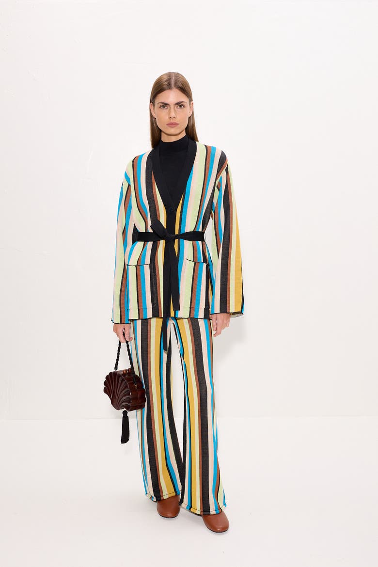 Jabber Knit Pant, Alternate, color, Ocean Stripe