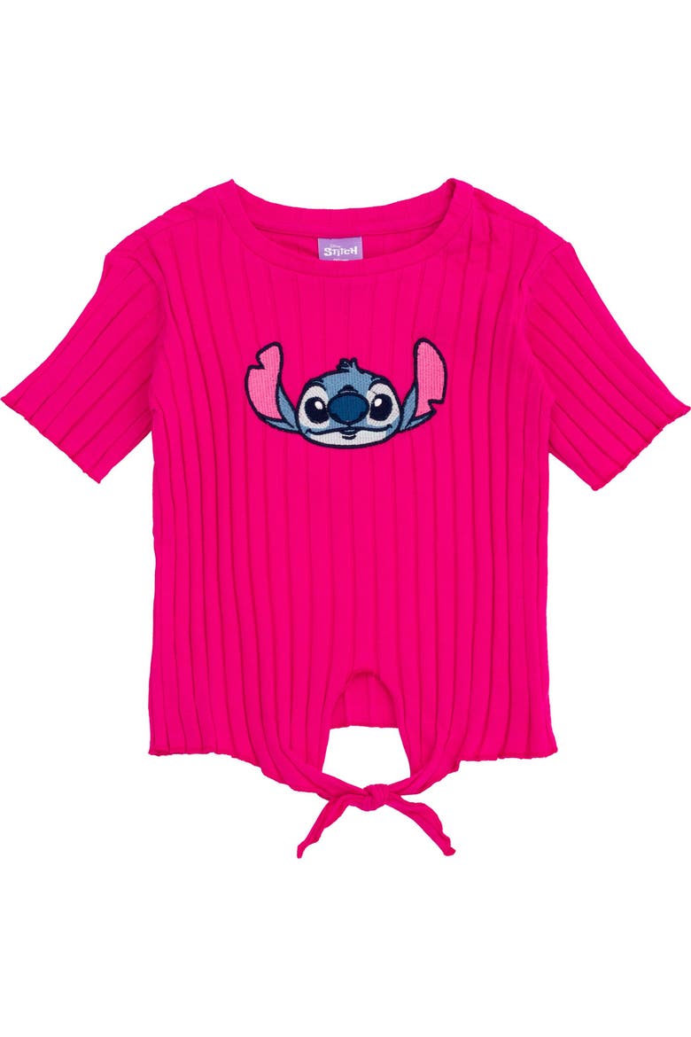 Lilo & Stitch 2-Piece Tee and Flare Pants Set, Alternate, color, Stitch Fuschia Purple