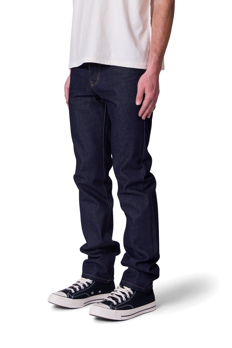 Raw Slim Fit Jeans, Alternate, color, RINSED INDIGO