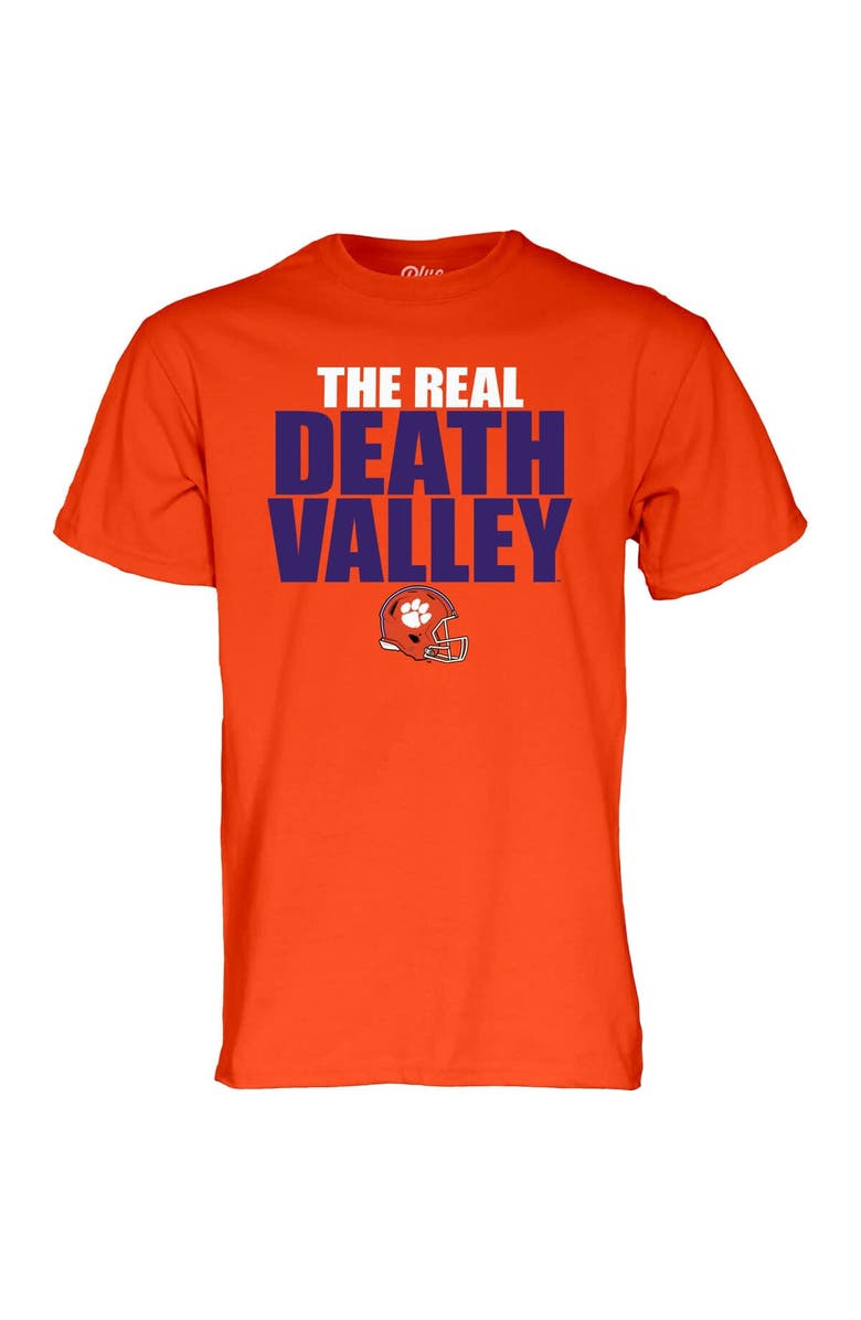 BLUE 84 Unisex Blue 84 Orange Clemson Tigers The Real Death Valley T-Shirt, Alternate, color, Orange