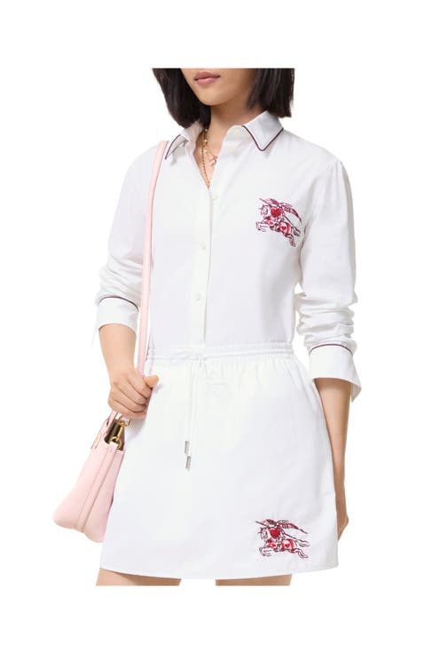 Classic Fit Heart Knight Cotton Shirt