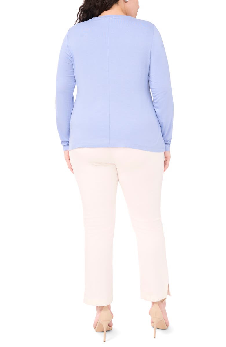 Halogen<sup>®</sup> Crewneck Long Sleeve Knit Top, Alternate, color, Forever Blue
