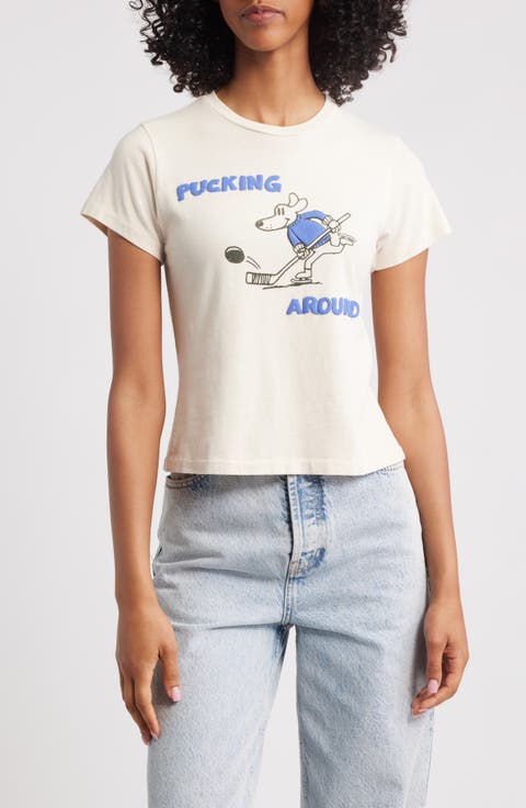 Pucking Around Cotton Graphic T-Shirt
