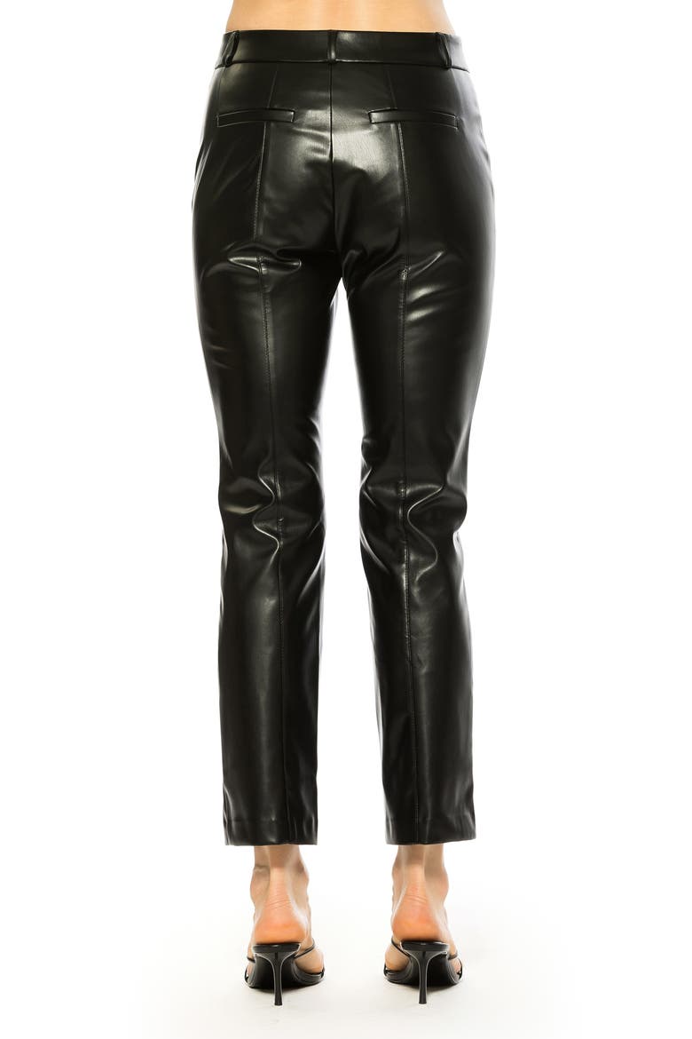 LIOR MID RISE FITTED PANTS, Alternate, color, BLACK