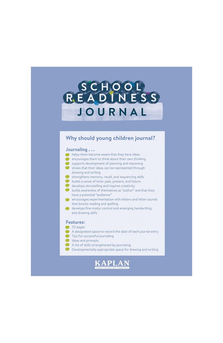 Kaplan Early Learning Company School Readiness Journals - Set of 10, Alternate, color, Blue