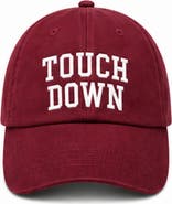 Bits & Bows Touch Down Bow Baseball Hat