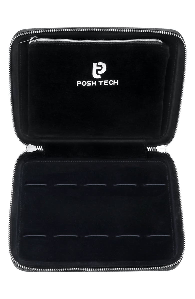 The Posh Tech Watch Band Leather Travel Case, Alternate, color, 