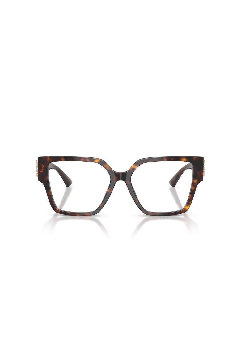 53mm Square optical glasses, Alternate, color, Tortoise