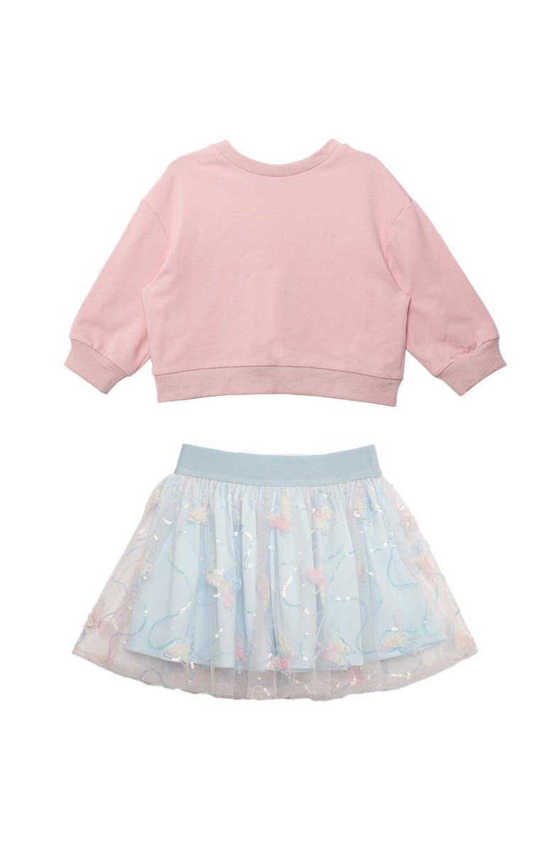 Isobella & Chloe Chasing Butterflies Two Piece Set, Alternate, color, Pink