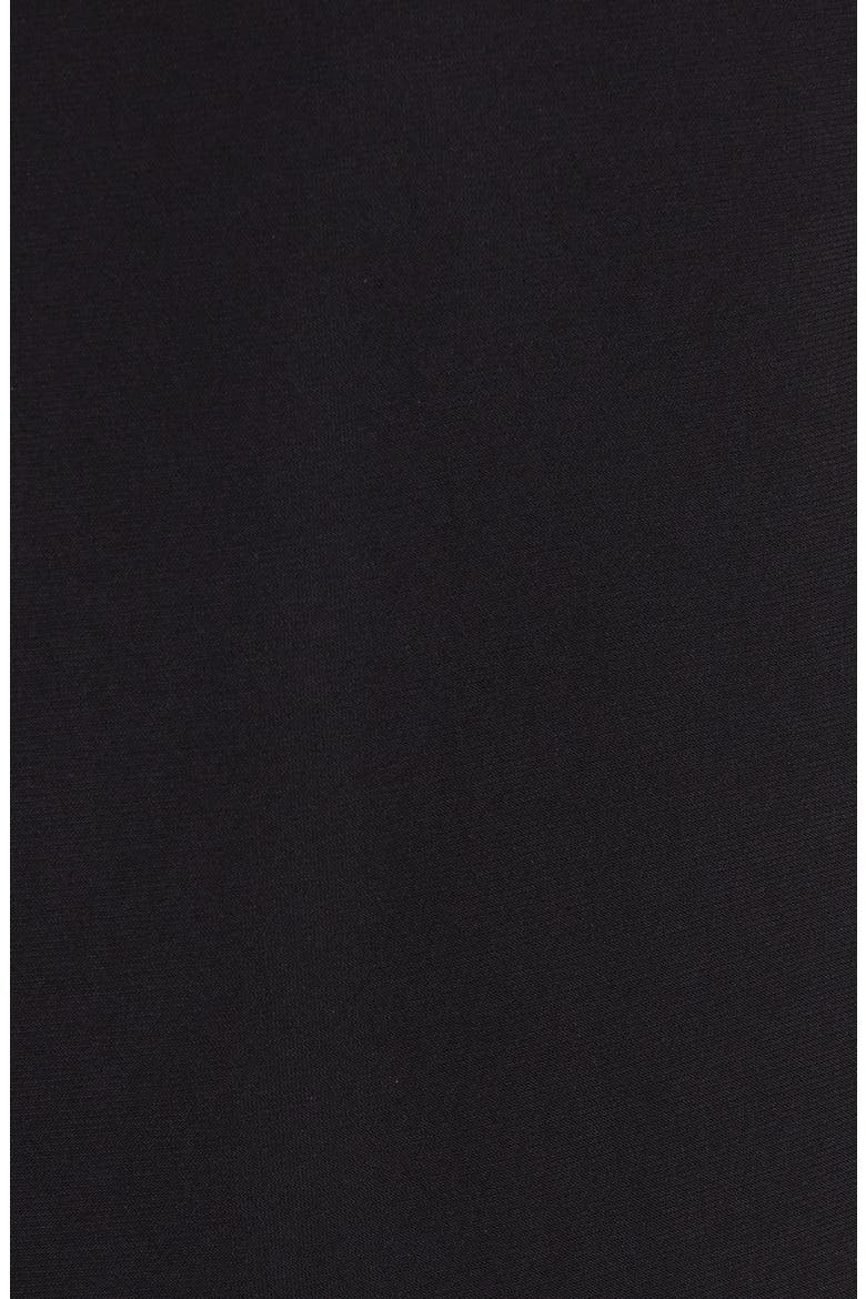 Short Sleeve Mock Neck Top, Alternate, color, ANNE BLACK